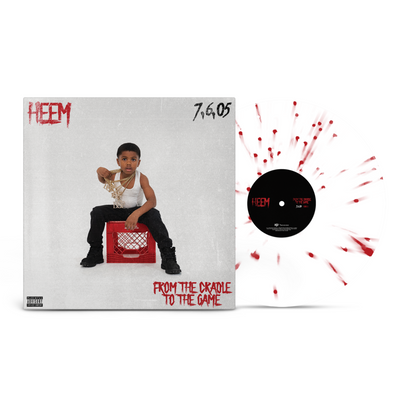Heem From The Crade To The Game in White with Red Vinyl Available on MNRK Urban